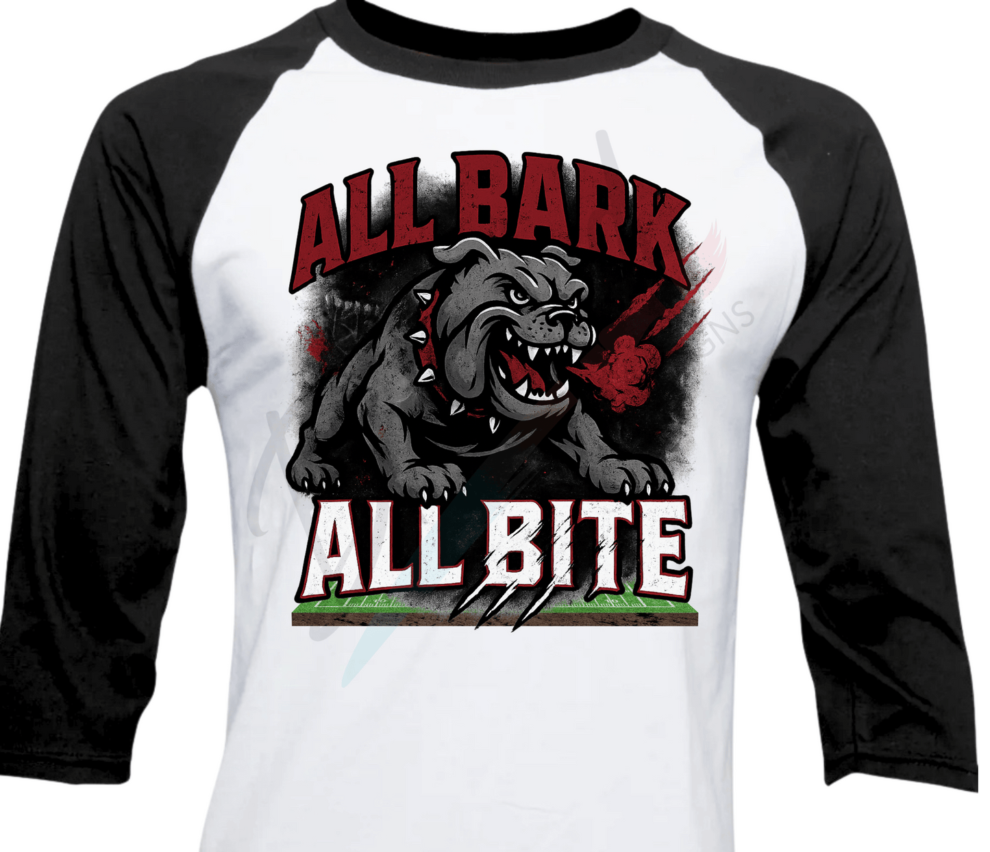 All Bark Raglan Tee