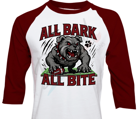 All Bark Raglan Tee